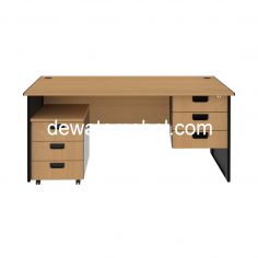 Meja Kantor Ukuran 160 - EXPO MP 160 + MP H03 + MP M03 / Beech 